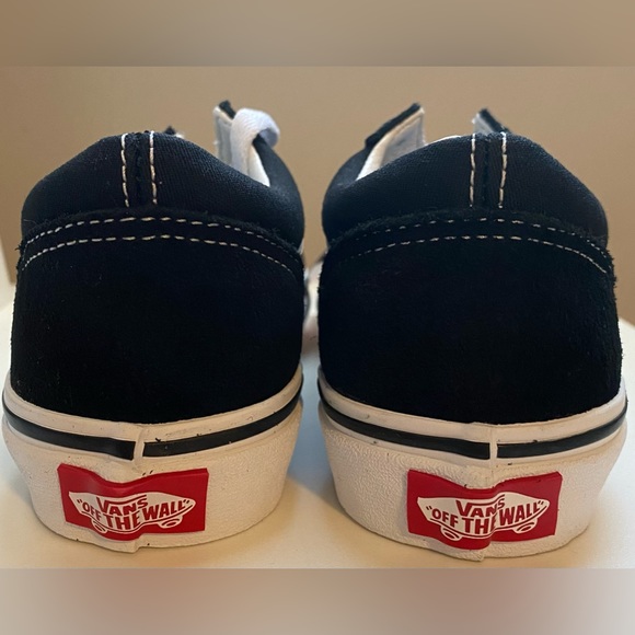 (New) Kids Vans Size 1.0 Black/True White - Picture 5 of 9